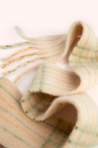 Powder - Angelica Cosy Scarf - Cream/Sage