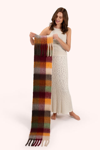 Powder - Molly Cosy Scarf - Russet Mix