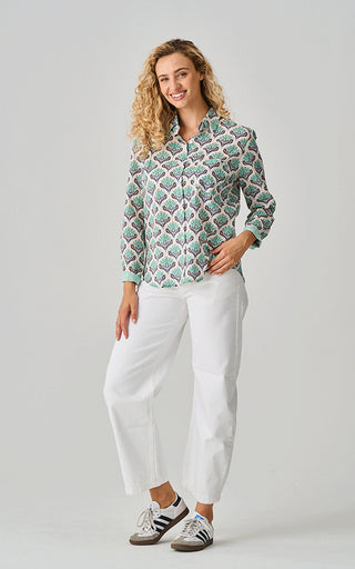 Luella Green Cotton Printed Pattern Shirt