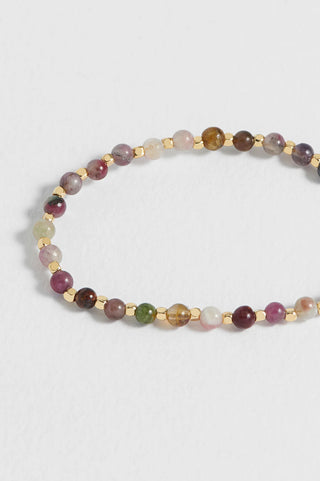 Estella Bartlett Wellness Tourmaline Amelia Bracelet Gold Plated