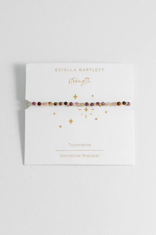 Estella Bartlett Wellness Tourmaline Amelia Bracelet Gold Plated