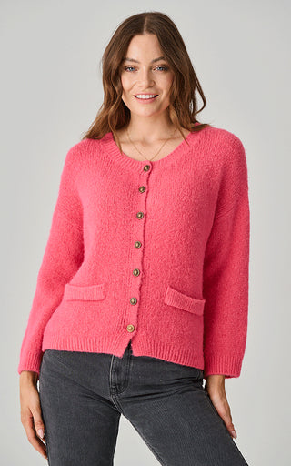Luella Malmesbury French Pink Alpaca Knit Cardigan
