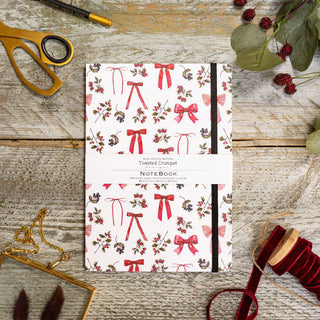 Toasted Crumpet Bow & Berries  (Pure) A5 Lined Notebook