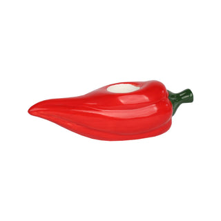 Bon Appétit Ceramic Candle Holder - Chilli