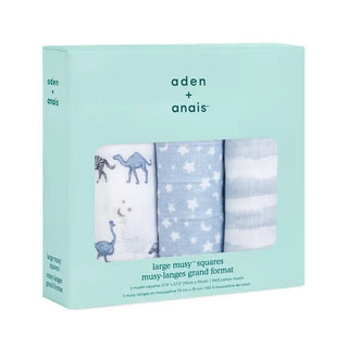 Aden & Anais Rising Star 3 Pk Muslin Squares