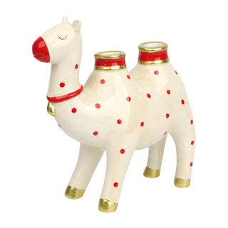 CANDLE SHOP, CERAMIC CANDLE HOLDER CAMEL
