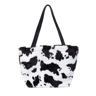 PARK LANE BLACK COW PRINT BAG