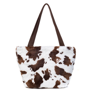 PARK LANE BROWN COW PRINT BAG