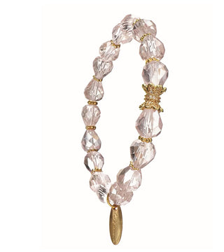 Shine On - Facetted Peardrop Shimmer - Clear