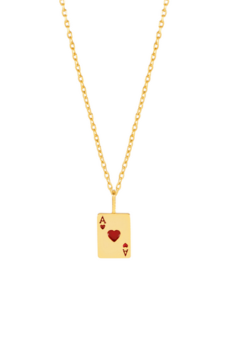 Estella Bartlett Ace of Hearts Necklace