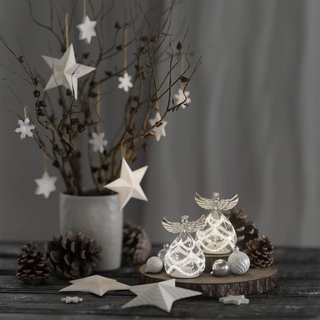 Deluxe Homelight LED Angels in Glass