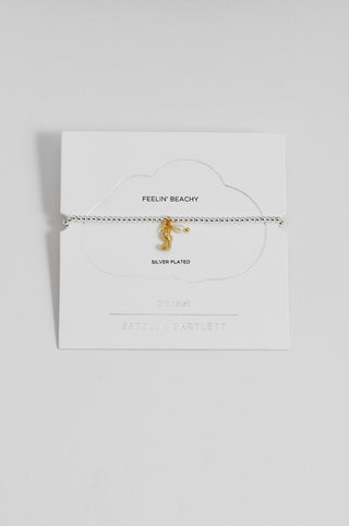 Estella Bartlett Seahorse And Pearl Sienna Bracelet