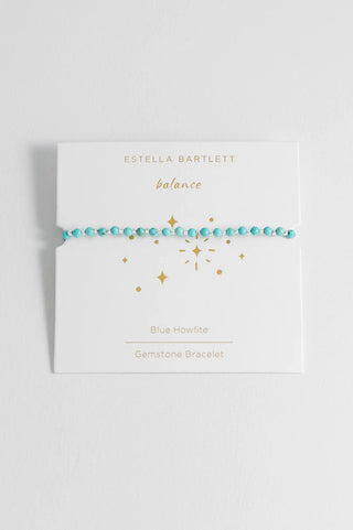 Estella Bartlett Wellness Blue Howlite Amelia Bracelet