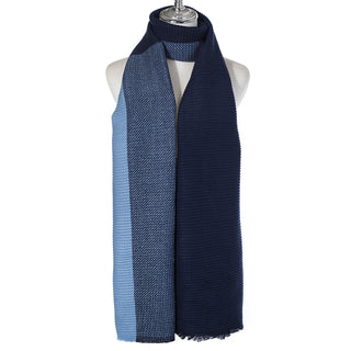 PARK LANE SCARF CHINA BLUE/NAVY
