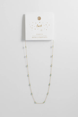 Estella Bartlett Wellness - Amazonite Paperlink Necklace