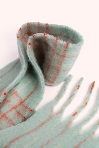 Powder- Angelica Cosy Scarf -Ice/Tangerine