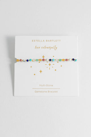 Estella Bartlett Wellness Mixed Gemstone Amelia Bracelet