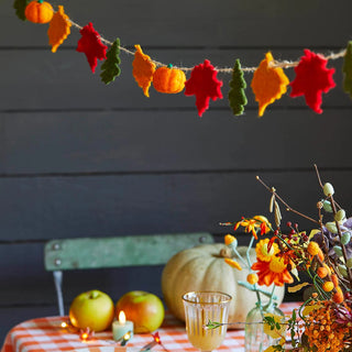 Autumn Hue Felt Garland