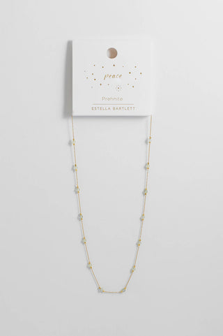 Estella Bartlett Wellness - Prehnite Paperlink Necklace