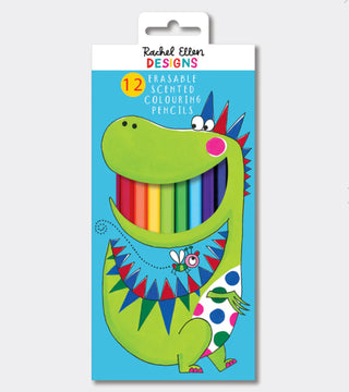 Rachel Ellen Scented Colouring Pencils - Dinosaur