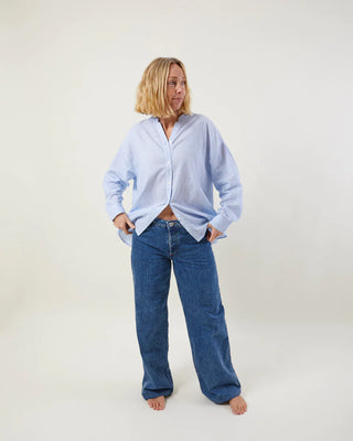 Chalk - Heidi Blue Striped Shirt