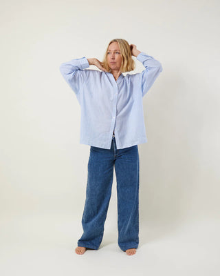 Chalk - Heidi Blue Striped Shirt