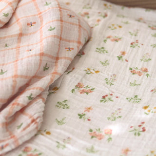 Aden & Anais Country Floral 2 Pk Muslin Swaddle Blanket