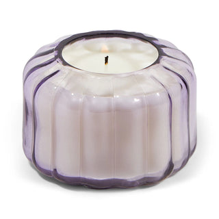 Designworks Collective Ripple Glass 4.5oz Salted Iris Candle