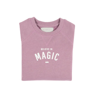 Bob & Blossom Violet Believe In Magic Sweatshirt 2 Yrs