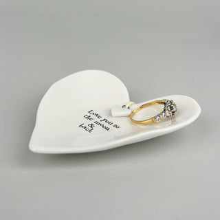 Love You To The Moon & Back Trinket Dish