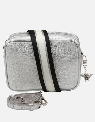 Alice Wheeler - Silver Soho Cross Body Bag
