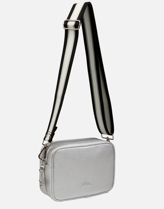Alice Wheeler - Silver Soho Cross Body Bag
