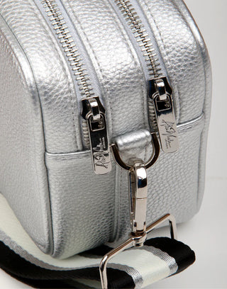 Alice Wheeler - Silver Soho Cross Body Bag
