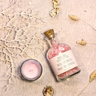 These Sprinkles Make You Sparkle - Bath Salts In A Glass Jar