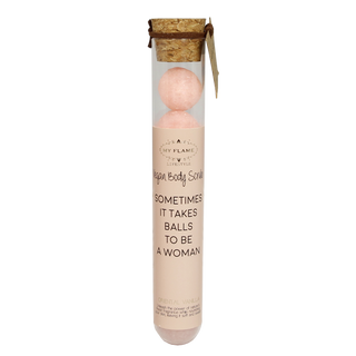 Vegan Body Scrub - Sometimes It Takes Balls..