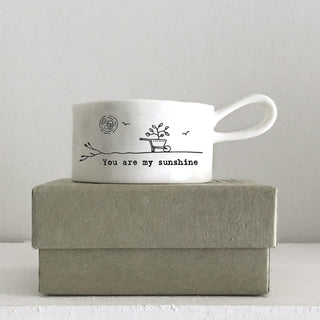 Handled tea light holder-You are my sunshine