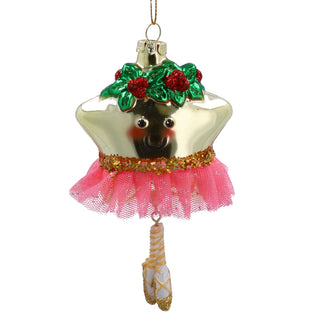 Glass Star w Tutu Dec                         ~