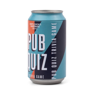 Gentleman’s Hardware Pub Quiz in a Can