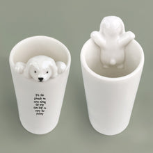 Load image into Gallery viewer, Animal Vase -Dog - Friends we meet along the way
