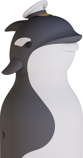 Bestie Orca The Stainless Steel Water Bottle