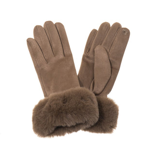 PARK LANE MOCHA MOUSSE GLOVES