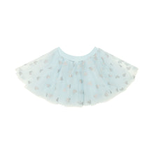 Load image into Gallery viewer, Bob &amp; Blossom Sky Blue Tutu with Silver Hearts
