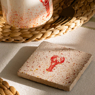 Single Stone Coaster - Red Lobster