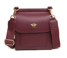 Load image into Gallery viewer, Alice Wheeler Berry Bloomsbury Cross Body Bag
