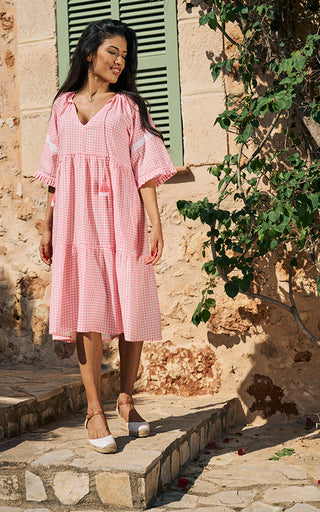 Luella Nimes Cotton Gingham Dress