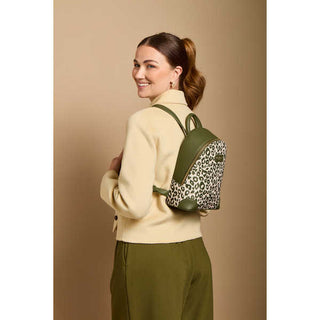 Olive Leopard Shoreditch Backpack
