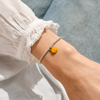 A LITTLE VIBES | HELLO PUMPKIN | Silver & Gold Plated | Bracelet | 17.5cm stretch