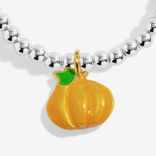 A LITTLE VIBES | HELLO PUMPKIN | Silver & Gold Plated | Bracelet | 17.5cm stretch