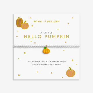 A LITTLE VIBES | HELLO PUMPKIN | Silver & Gold Plated | Bracelet | 17.5cm stretch