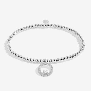 A LITTLE | LUCKY TO HAVE A DAUGHTER LIKE YOU | Silver Plated | Bracelet | 17.5cm stretch